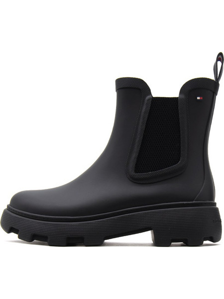 RUBBER FLAG CLEATED RAIN BOOTS WOMEN TOMMY HILFIGER