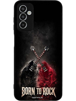 Sonique Men's Edition Θήκη με Σχέδιο «Born to Rock» (Samsung Galaxy M13 4G)