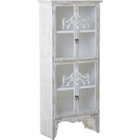InArt ΒΙΤΡΙΝΑ ΞΥΛ. ΑΝΤ.ΝΑΤURAL/ΛΕΥΚΗ 64Χ32Χ150 cm 3-50-156-0071