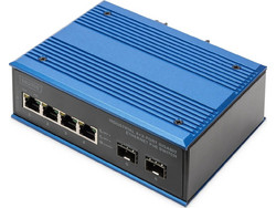Digitus DN-651149 Unmanaged L2 Switch με 4 Θύρες Ethernet 1000Mbps και 2 SFP θύρες