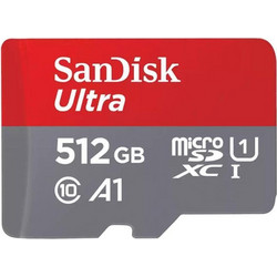 Sandisk Ultra microSDXC 512GB Class 10 U1 UHS-I A1