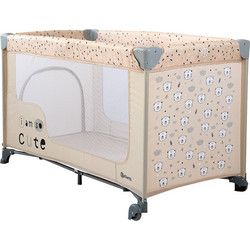 Παρκοκρέβατο Play And Sleep 1 Layer Belletti Beige BL-4004005-02 (ΔΩΡΟ κουνουπιέρα)