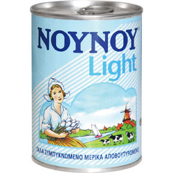Γάλα Εβαπορέ Light 400gr