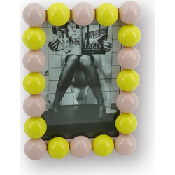 HOUSEVITAMIN Κορνίζα Bubbles Pink/Yellow 18.5x13.5cm
