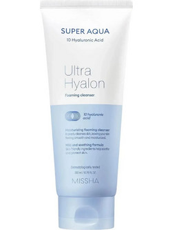 Missha Super Aqua Ultra Hyaluron Ενυδατικός Αφρός Καθαρισμού Προσώπου 200ml
