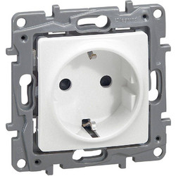 LEGRAND NILOE NP3122WH Σούκο Με ασφάλεια παιδιών 16A 250V Λευκή