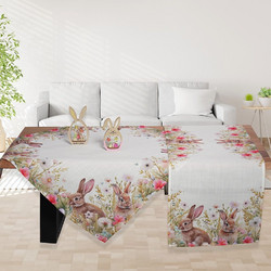 Πασχαλινή Τραβέρσα 40x140 Λαγουδάκια 0112 "Ilis Home"