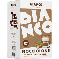 Κάψουλες Dolce Gusto Συμβατές Bianco Nocciolone Φουντούκι 10 τεμάχια