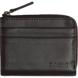 Selected Homme Zipped Leather Πορτοφόλι - ΚΑΦΈ