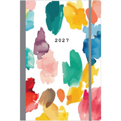 Next ημερολόγιο 2027 Trends Watercolour ημερήσιο flexi με λάστιχο 14x21εκ. Με σχέδια