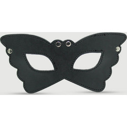 Μάσκα Ματιών Με Φτερωτό Σχέδιο Eye Mask With Winged Design - Μαύρο