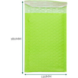 Green Poly Bubble Envelope (130x180+40mm)