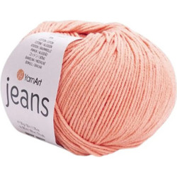 Νήμα Πλεξίματος Jeans για Καλοκαιρινά Πλεκτά 55% βαμβάκι και 45% ακρυλικό 50gr 160mtr. σε Σομόν 23 1τεμ