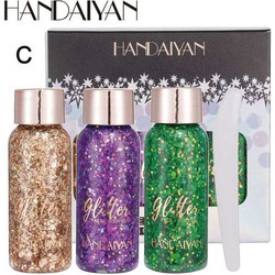 Σετ Glitter Face & Body Gel 3 τμχ Handaiyan - 002