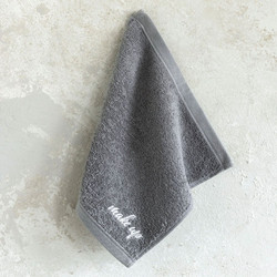 Πετσέτα Ξενοδοχείου Alma Πενιέ 460gsm 100% Βαμβάκι Grey Χεριών 30x30cm 100% Βαμβάκι