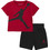 Jordan Jumbo Jumpman Βρεφικό Σετ με Σορτς Μαύρο 65C138-023