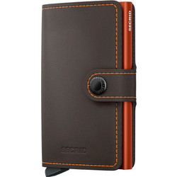 Secrid Miniwallet Matte Truffle & Orange