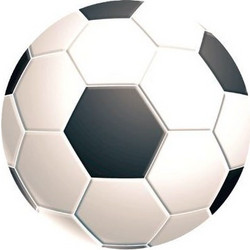 Fellowes Round Brite Mat Football 5880904