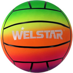 ΜΠΑΛΑ ΠΛΑΣΤΙΚΗ VOLLEY WELSTAR ΠΟΛΥΧΡΩΜΗ 200gr W4686PBB