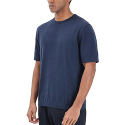 SELECTED Torino Regular Knitted T-Shirt - Navy Blazer