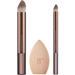 Real Techniques Makeupsaver Sponge + Brush Case Σετ Σφουγγαράκι Μακιγιάζ & Θήκη 2 Τεμάχια