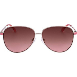 Max & Co MO0049 32F Γυναικεία Γυαλιά Ηλίου Aviator Μεταλλικά Χρυσά με Καφέ Degradee Φακό