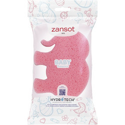 Zansot Baby 6 Months Sponge Βρεφικό Σφουγγαράκι Ιδανικό για την Ευαίσθητη Επιδερμίδα του Μωρού σας 1 Τεμάχιο - Ρόζ Ελεφαντάκι