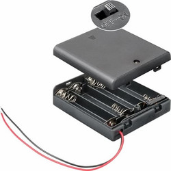 GOOBAY battery case 4xAA (11473)