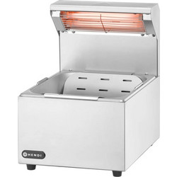 Ηλεκτρικό Θερμαντήρας για πατάτες INOX GN1 2 400W 35 7x26 7xΥ37 6cm HENDI c542486