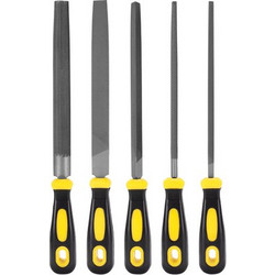 DELI DELI σετ λίμες μετάλλου DL352085 με αντιολισθητική λαβή, 200mm, 5τμχ