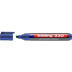 EDDING EDDING ανεξίτηλος μαρκαδόρος 330, 1-5mm, επαναγεμιζόμενος, μπλε