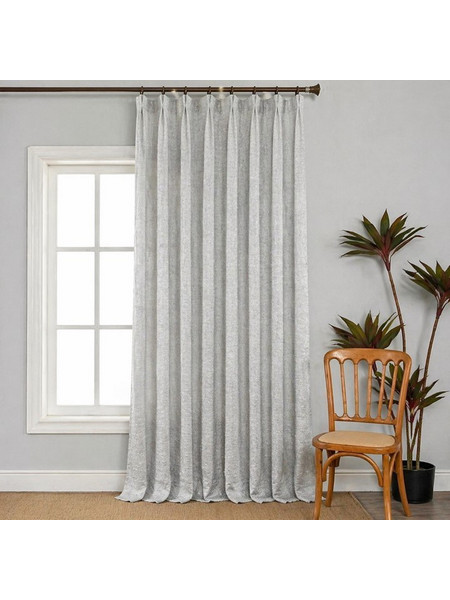 Κουρτίνα με Τρέσα Saloon Grey 270x270cm Galifas 6073911 - Galifas
