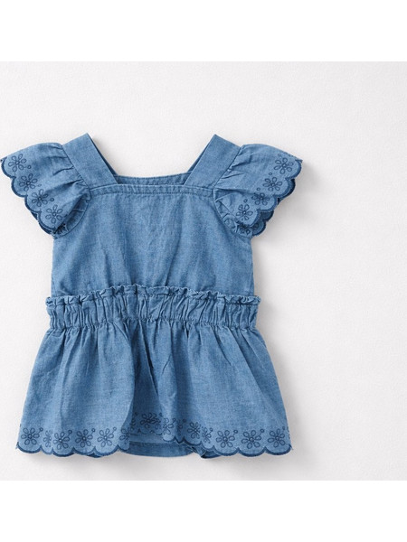 ΒΡΕΦΙΚΟ CHICCO DENIM ΦΟΡΕΜΑ ΜΕ ΒΟΛΑΝ ΚΑΙ ΚΕΝΤΗΤΟ ΣΧΕΔΙΟ ΚΟΡΙΤΣΙ (8051700402351)
