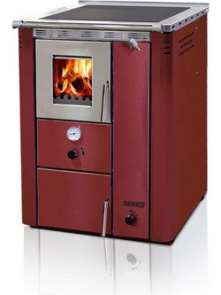 Senko C-30 Bordeaux Ξυλόσομπα Καλοριφέρ