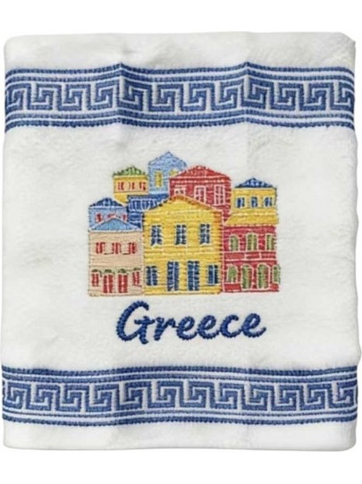 Πετσέτα Souvenir με κέντημα - Σετ 12pcs - Greece - 416457