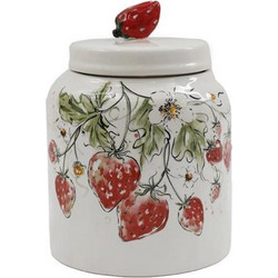 Jar κεραμικό με φράουλες 16X21,5cm