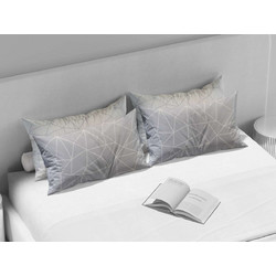 Σετ Μαξιλαροθήκες Βαμβακερές Mila Grey 2Τμχ 52X72 Espree 5200148422091