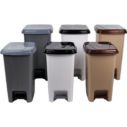 Κάδος πεντάλ SLIM σε λευκό χρώμα 60Lt 49x35,6x63,20