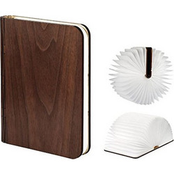 Gingko Διακοσμητικό Φωτιστικό Wood Grain LED Ρυθμιζόμενο Λευκό Βιβλίο MAF1246
