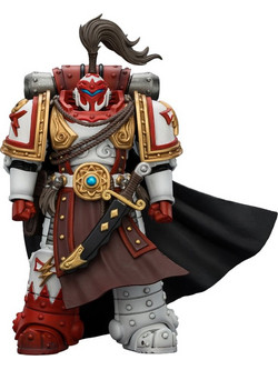 JOY TOY Warhammer The Horus Heresy White Scars Hibou Khan, Seeker of Atonement 12cm