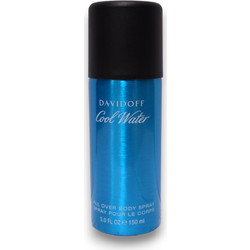 Davidoff Cool Water Ανδρικό Αποσμητικό Spray Χωρίς Αλουμίνιο 150ml