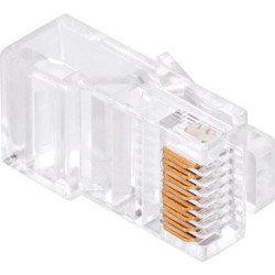 363259 ΦΙΣ RJ45 8P8C CAT5E PASS THROUGH (ΣΕΤ 50 ΤΕΜΑΧΙΩΝ)
