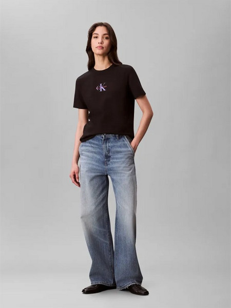 Calvin Klein 20S Classic Logo T-Shirt Γυναικείο (LV047C856G UB1) Μαύρο