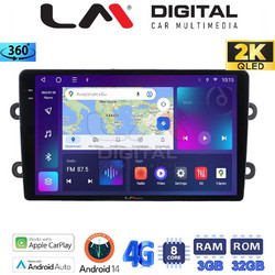 LM Digital ZD8708 Ηχοσύστημα Αυτοκινήτου με Οθόνη Αφής & GPS