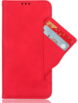 Tel1 TCL 50 NXTpaper 5G/ 50 Pro NXTpaper 5G Magnet Wallet Θήκη Βιβλίο - Red