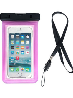 Αδιάβροχη Θήκη Hurtel για Κινητά έως 6.7'' Universal Waterproof Phone Case Pink