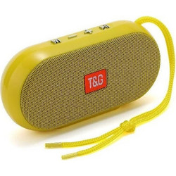 T&G TG-179 Ηχείο Bluetooth 5W με Ραδιόφωνο Κίτρινο