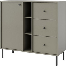 Μπουφές Siera 1F 3S Shelf-Χακί