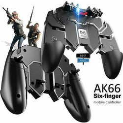 Gamepad ενσύρματο OEM ΑΚ-66 για Android και iOS σε μαύρο χρώμα