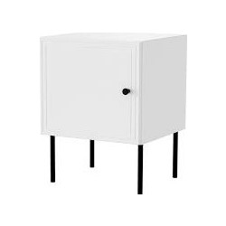 Bedside table 2 pcs PALAZZO BIS 45x39xH59 white matt